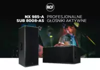 Katalog produktów: RCF NX 985-A i SUB 8008-AS PL