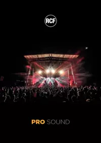 Katalog produktów: RCF Pro Sound 2018