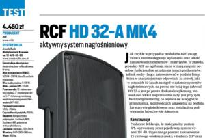 RCF HD32A mk4 nowa wersja kolumny w Estrada i Studio - Zdjęcie 1