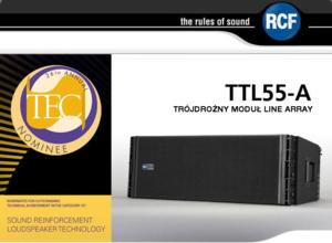 Nominacja RCF TTL55A do 26th TEC Award - Zdjęcie 3