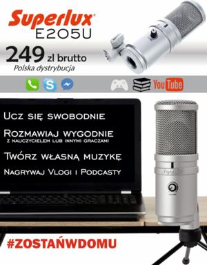 Superlux E205U - rewelacyjny mikrofon USB - Zdjęcie 1