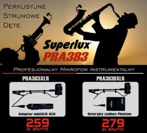 Superlux PRA383 - profesjonalny mikrofon instrumentalny. - Zdjęcie 1