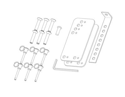 Zdjęcie produktu KV2 Audio SL Top Bracket Quick Pins