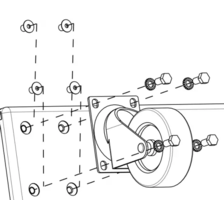 Zdjęcie KV2 Audio Wheel kit (125mm)