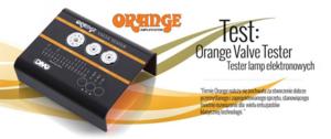 Test testera lamp do wzmacniaczy gitarowych Orange VT-1000 - Zdjęcie 1